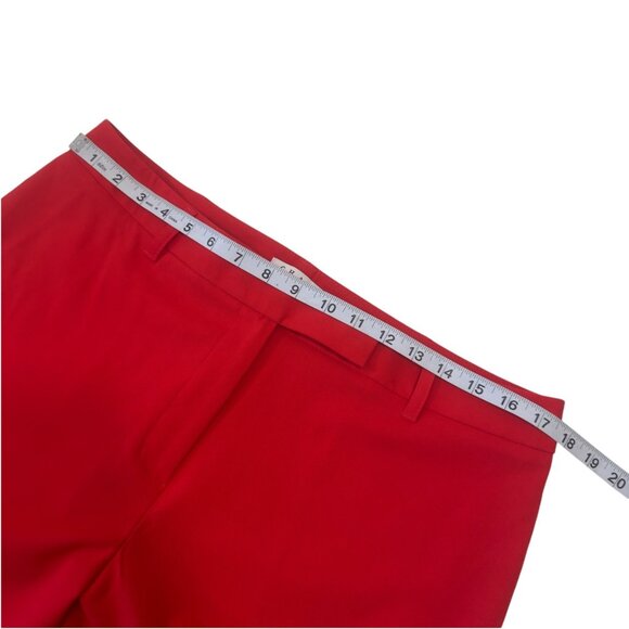 Chaus New York Women Orange Professional Trousers Pant SZ 12 Slim Straight Legs - Picture 6 of 13